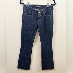 Women’s Express Jeans Size 0 Short Boot Cut Stella Low Rise Dark Wash Denim